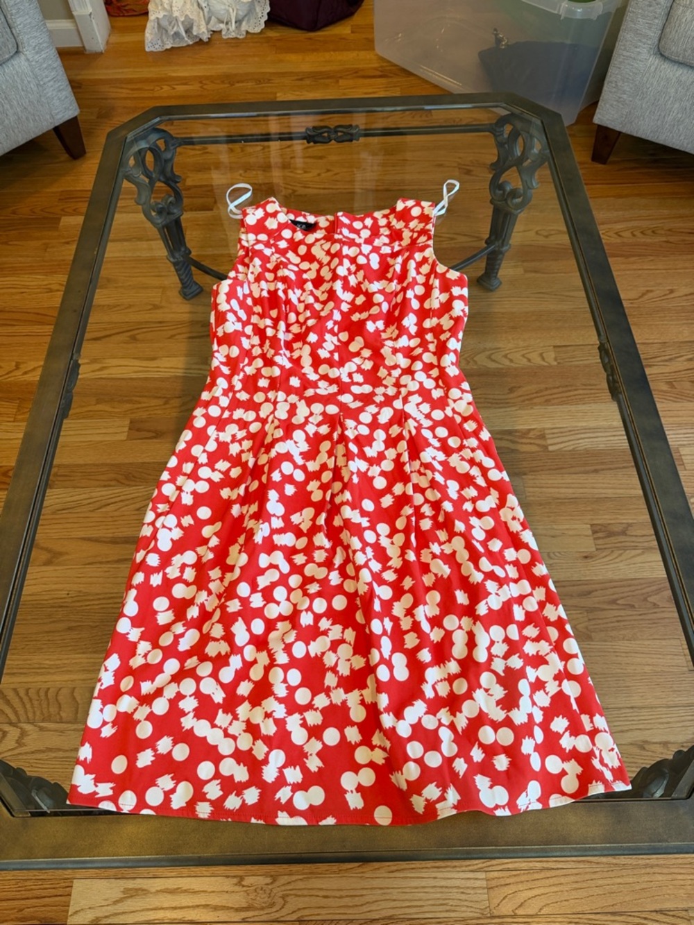 AGB Red and White Polka Dot Sundress
